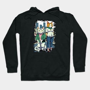 Cat Brother and Sister Hoodie